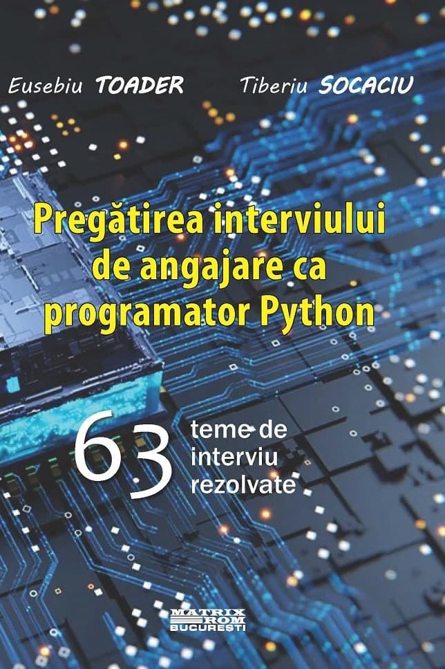Pregătirea interviului de angajare ca programator Python: 63 de teme de interviu rezolvate