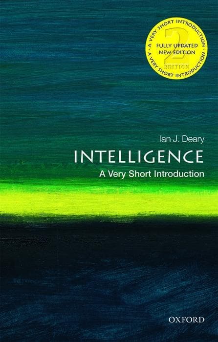 Intelligence: A Very Short Introduction 2nd Edition